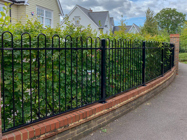 Metal railings