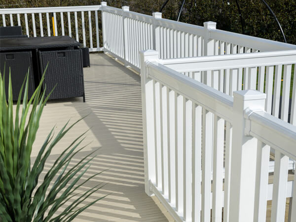 Holiday Home UPVC Balustrades